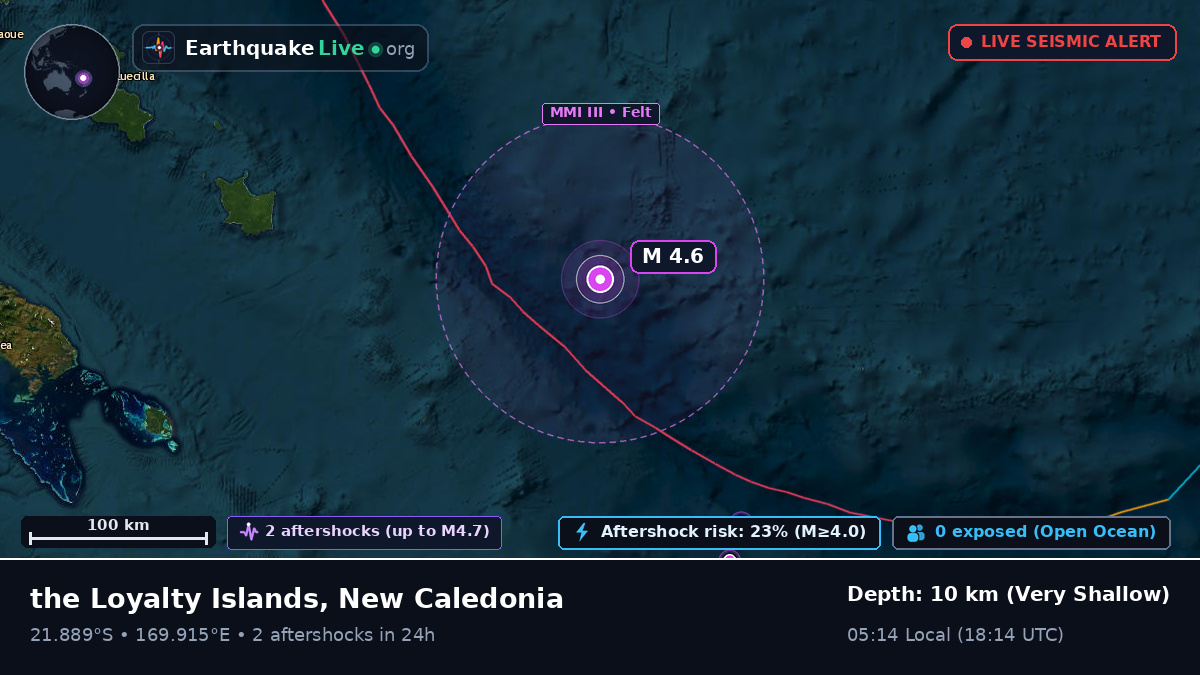 South Pacific Ocean (New Caledonia)