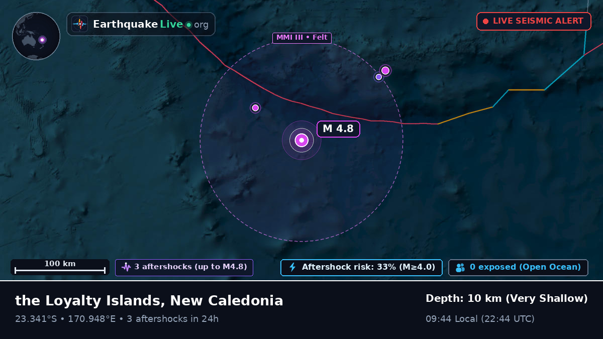 South Pacific Ocean (New Caledonia)