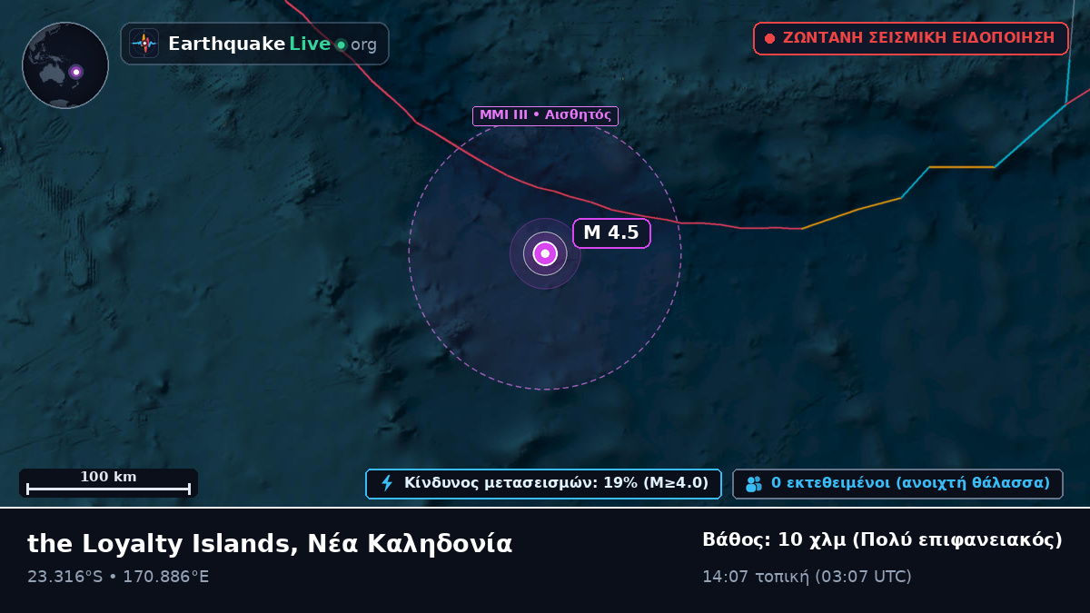 Νότιος Ειρηνικός Ωκεανός (Νέα Καληδονία)