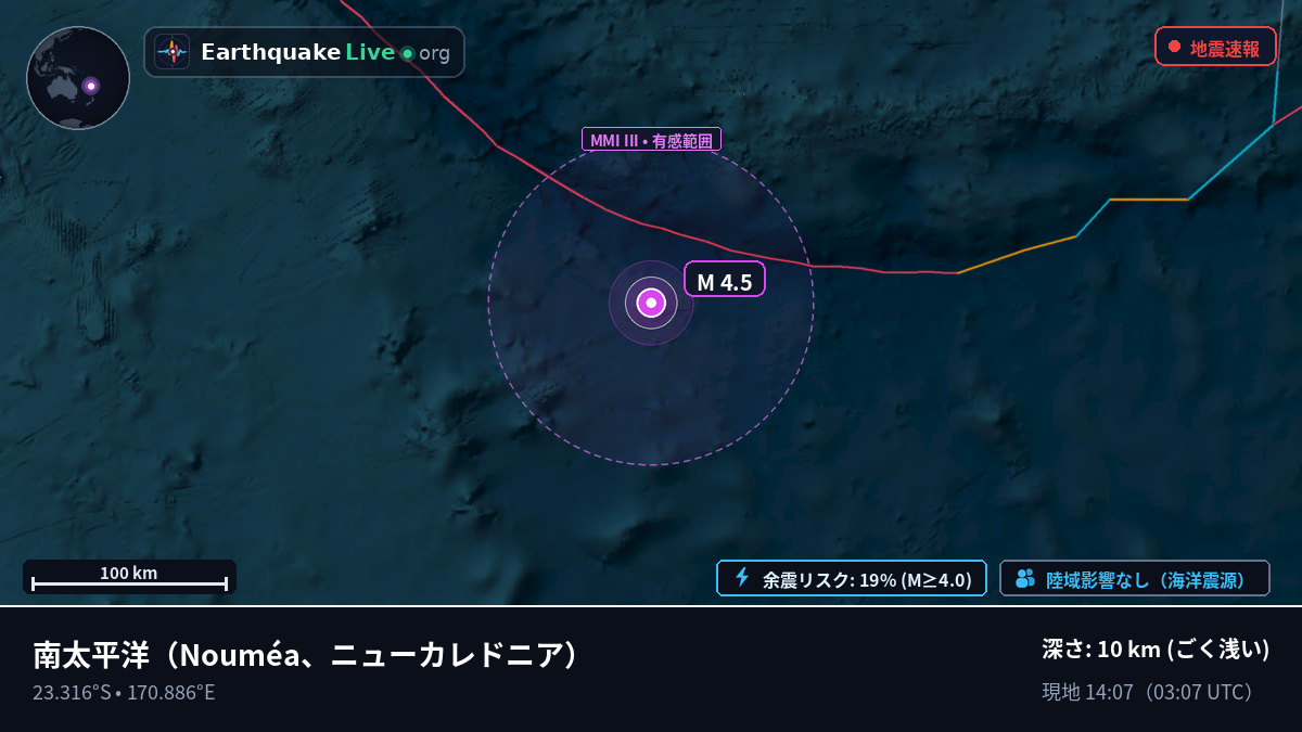 南太平洋 (ニューカレドニア)