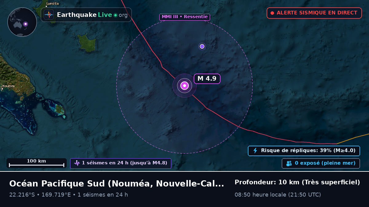 Océan Pacifique Sud (Nouvelle-Calédonie)