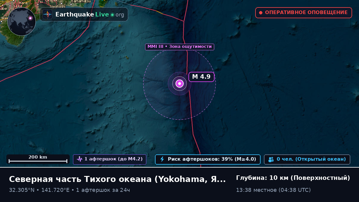 Северная часть Тихого океана (Япония)