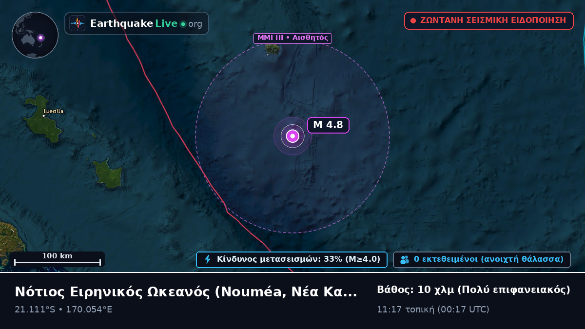 Νότιος Ειρηνικός Ωκεανός (Νέα Καληδονία)