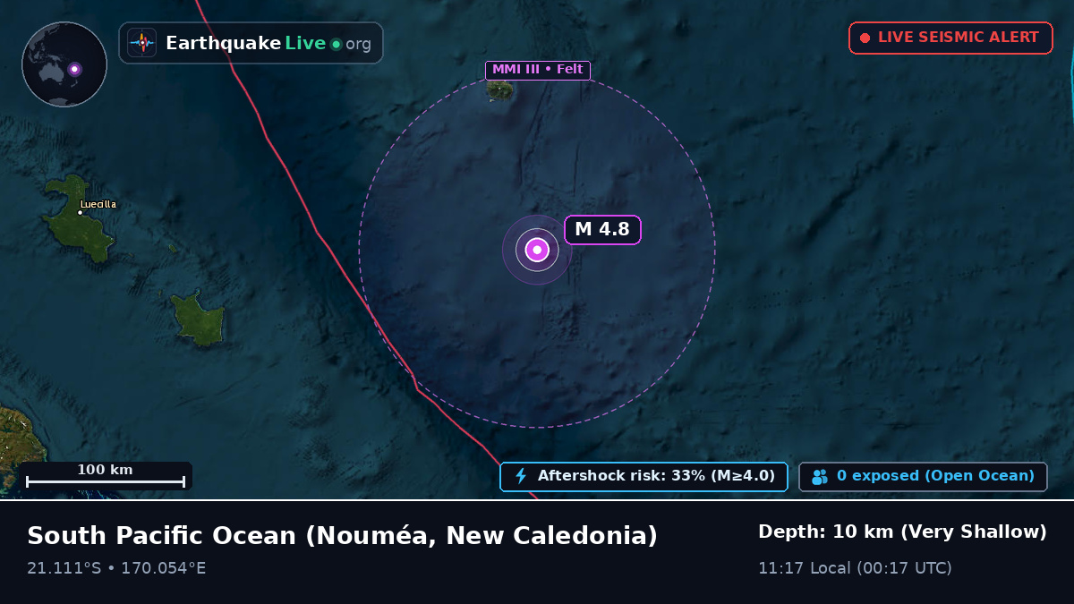 South Pacific Ocean (New Caledonia)