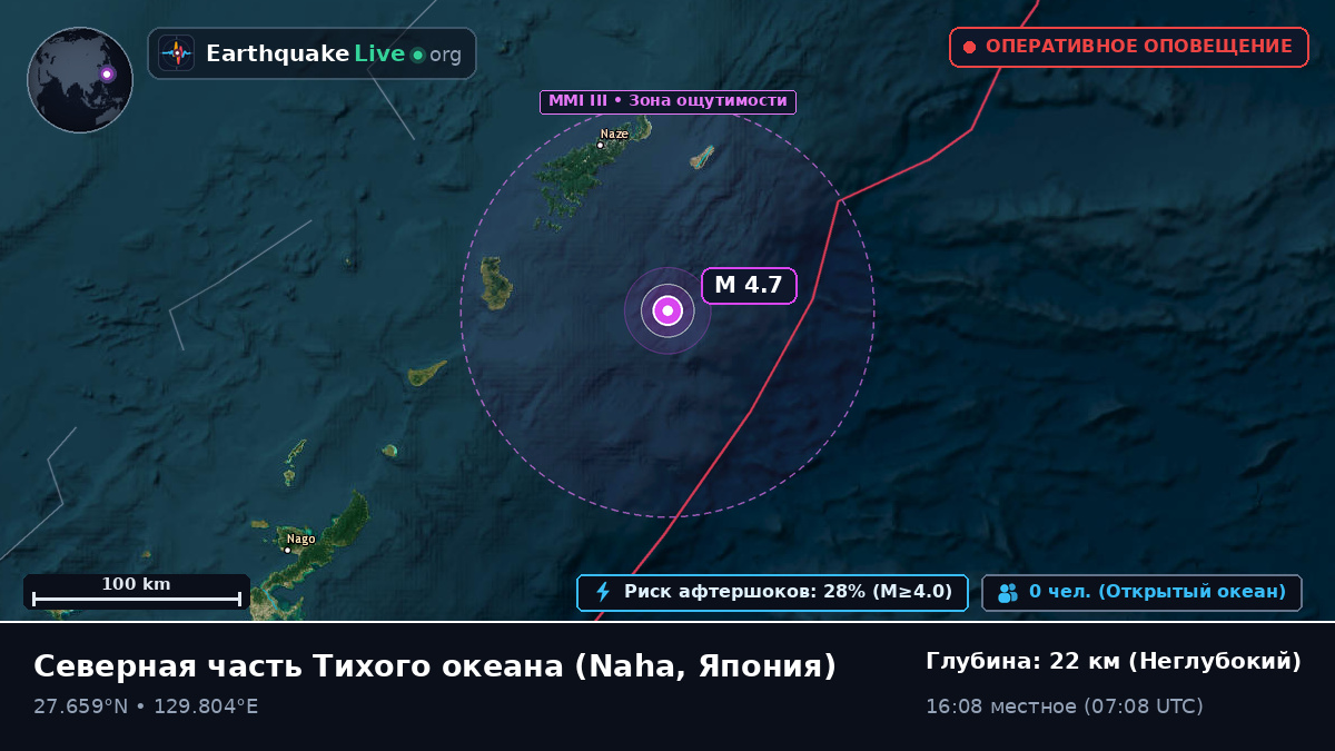 Северная часть Тихого океана (Япония)