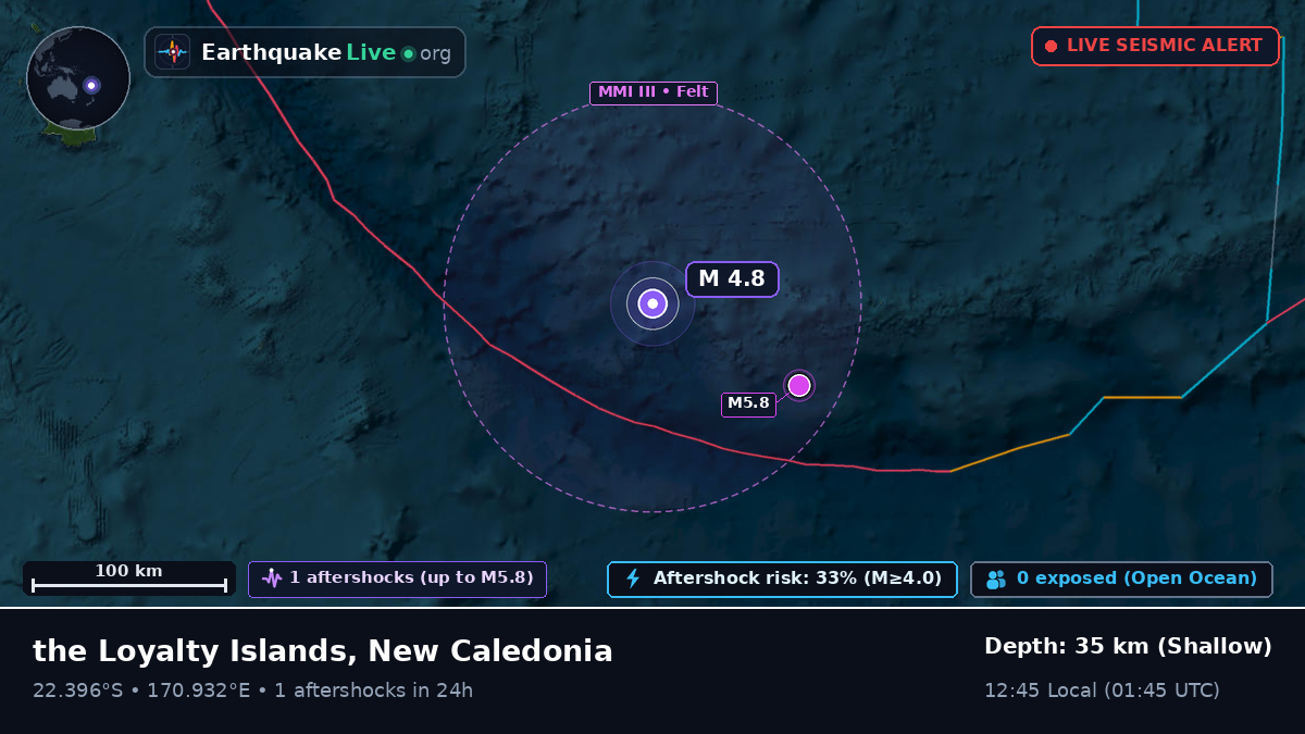 South Pacific Ocean (New Caledonia)