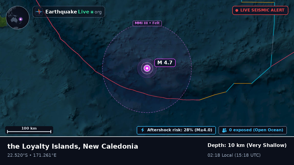 South Pacific Ocean (New Caledonia)