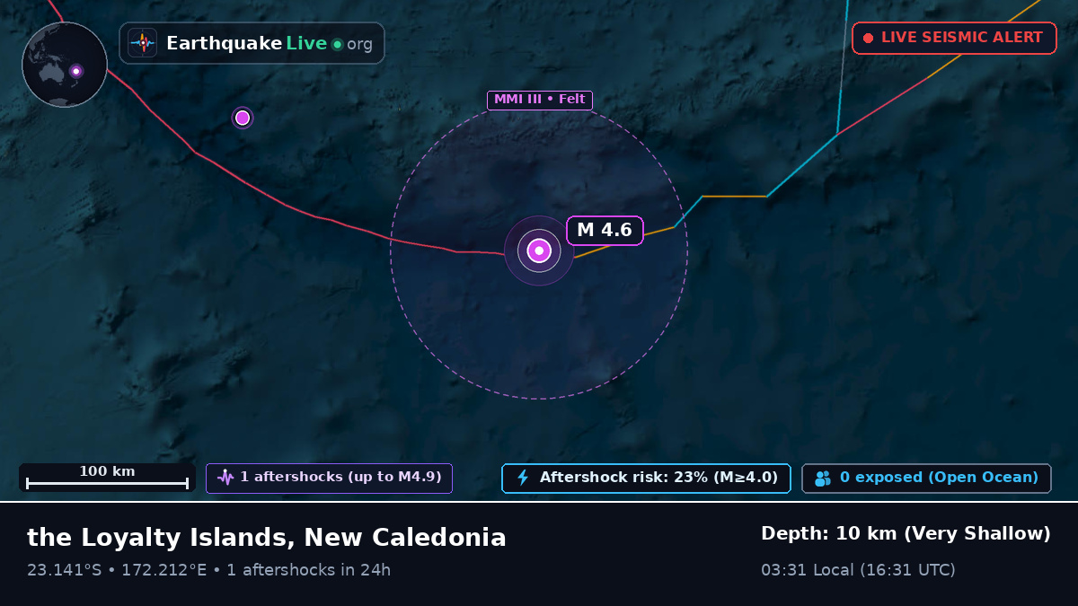 South Pacific Ocean (New Caledonia)