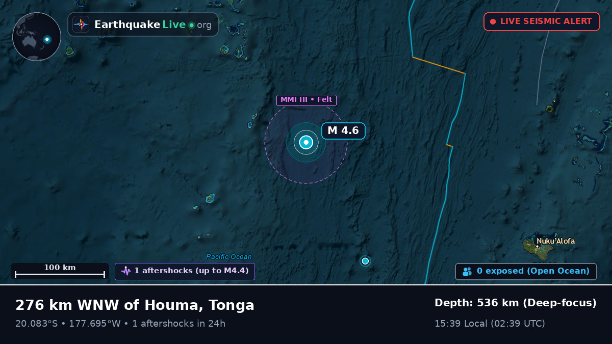 South Pacific Ocean (Tonga)