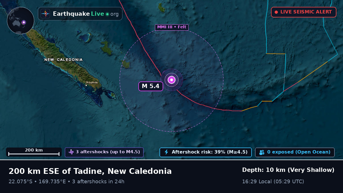South Pacific Ocean (New Caledonia)