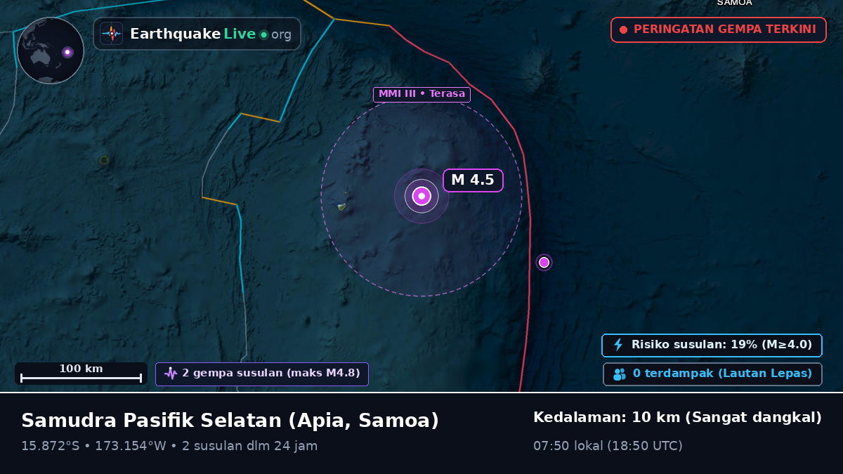 Samudra Pasifik Selatan (Samoa)