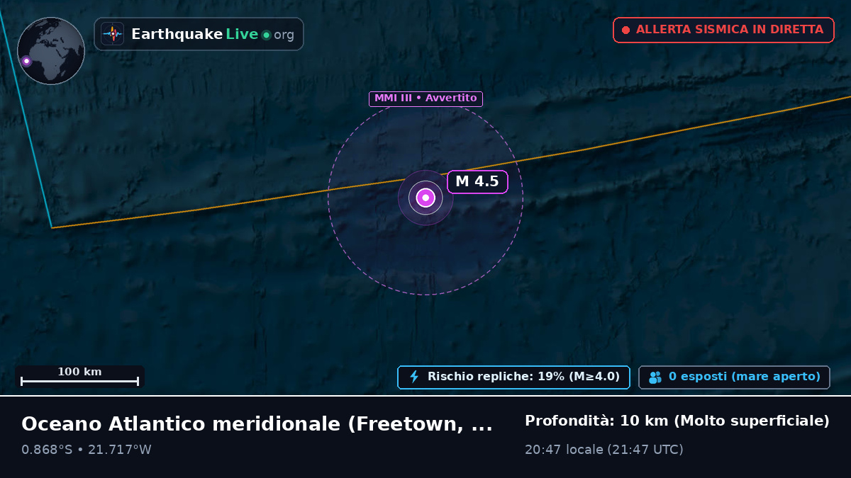 Oceano Atlantico meridionale (Sierra Leone)