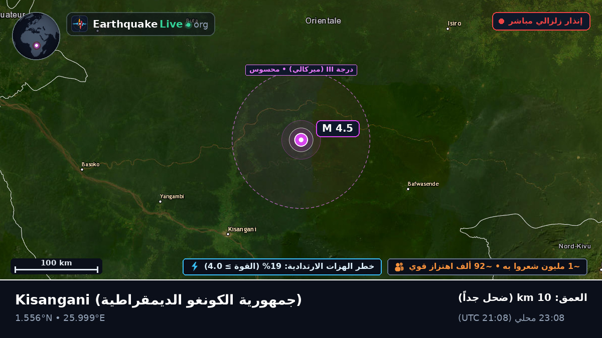 Orientale, جمهورية الكونغو الديمقراطية