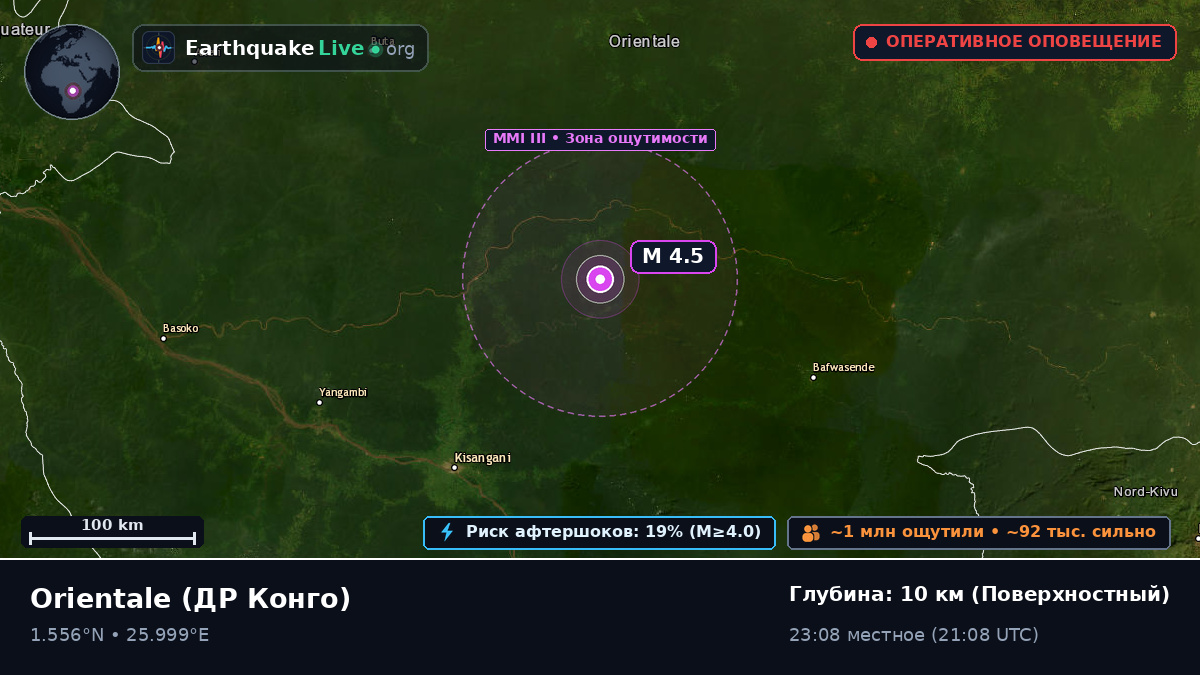 Orientale, ДР Конго