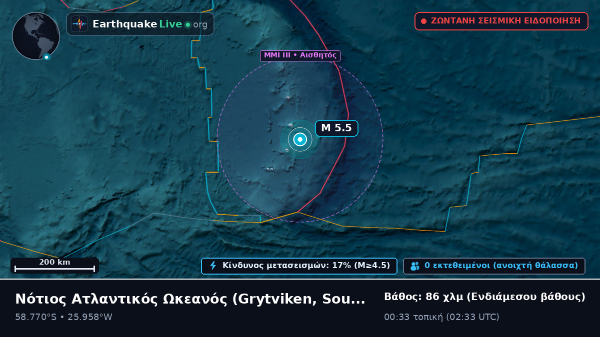Νότιος Ατλαντικός Ωκεανός (South Georgia and the Islands)