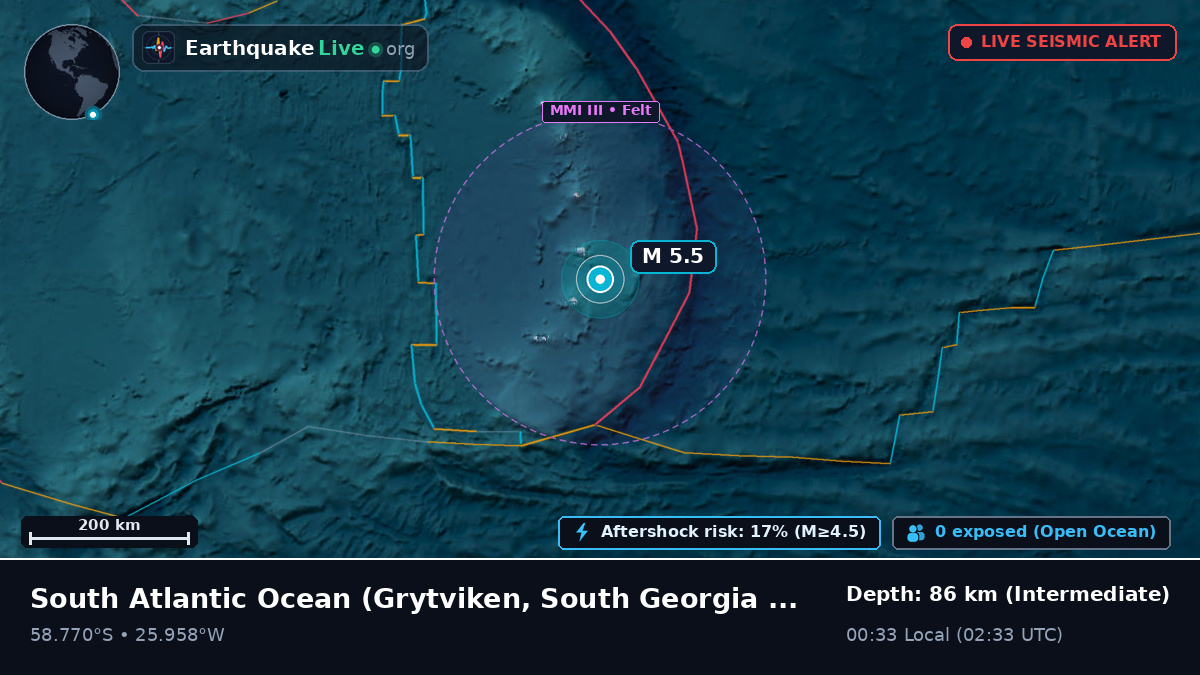 South Atlantic Ocean (South Georgia and the Islands)