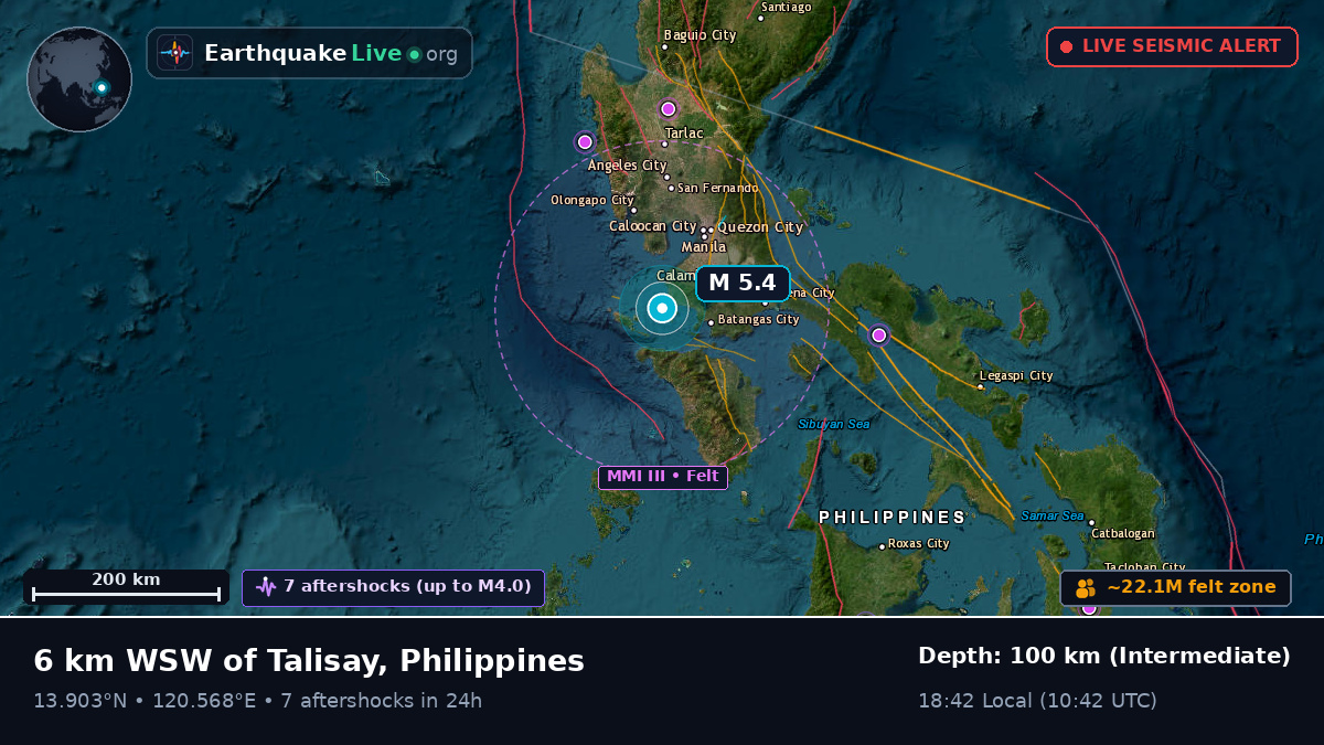 Off the coast of Batangas, Philippines