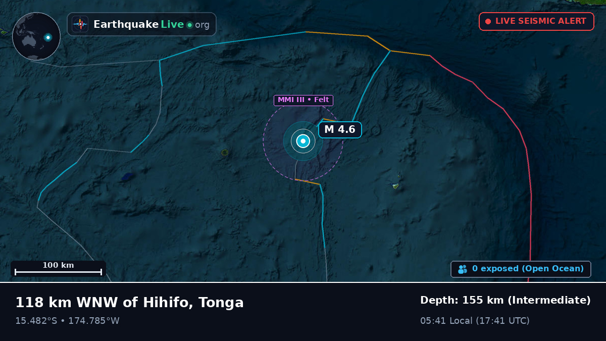 South Pacific Ocean (Tonga)