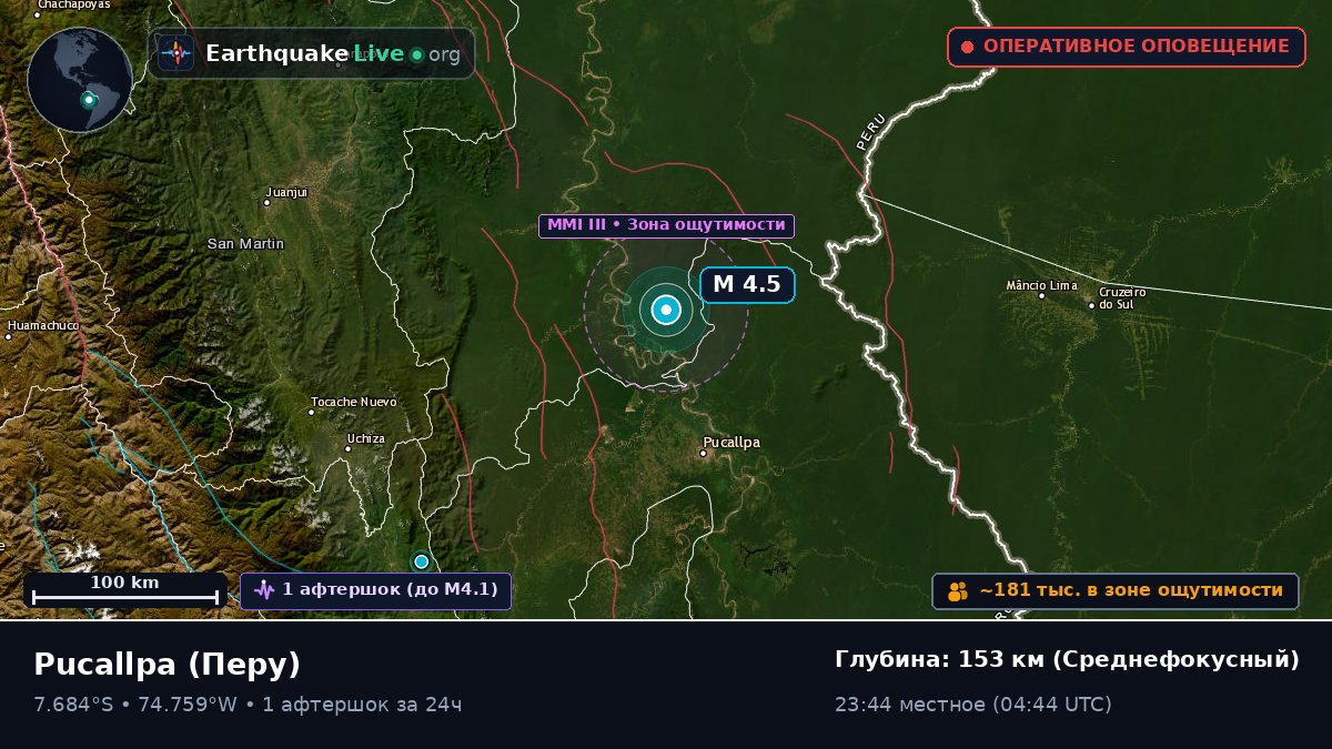 Ucayali, Перу