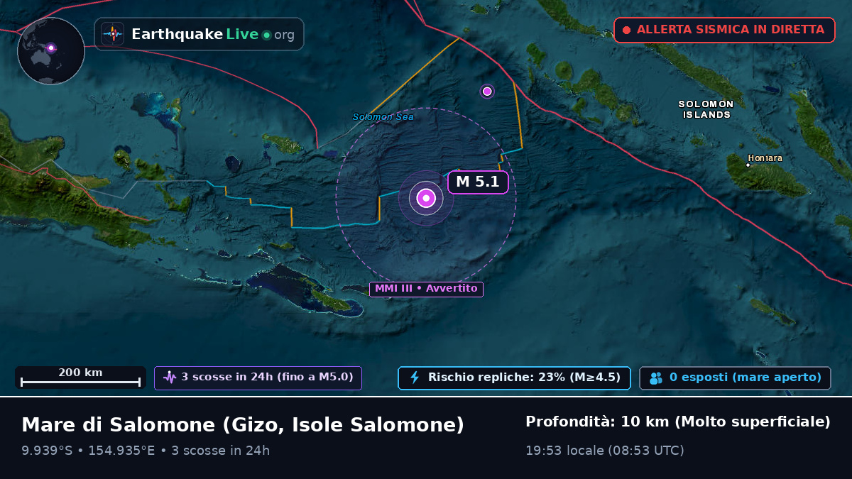 Mare di Salomone (Isole Salomone)
