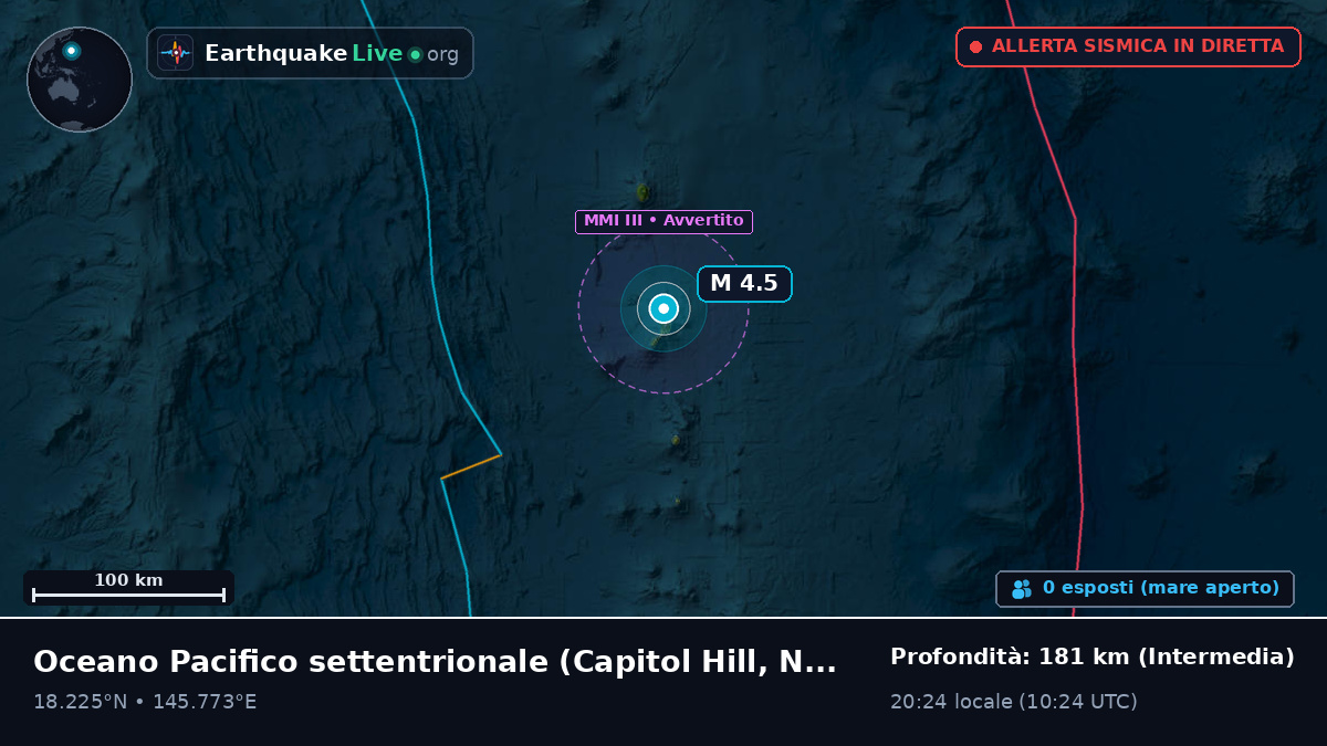 Oceano Pacifico settentrionale (Northern Mariana Islands)