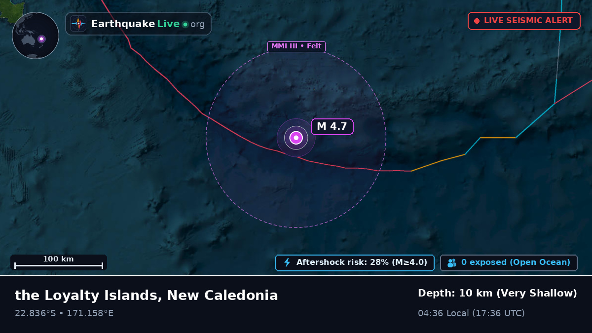 South Pacific Ocean (New Caledonia)