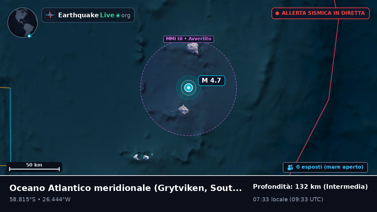 Oceano Atlantico meridionale (South Georgia and the Islands)