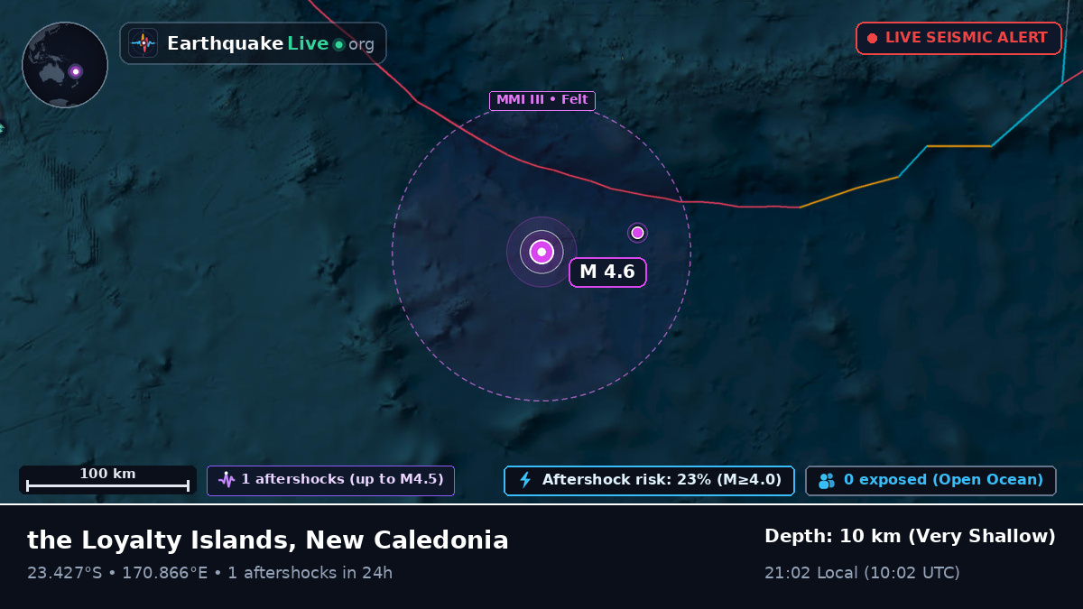 South Pacific Ocean (New Caledonia)