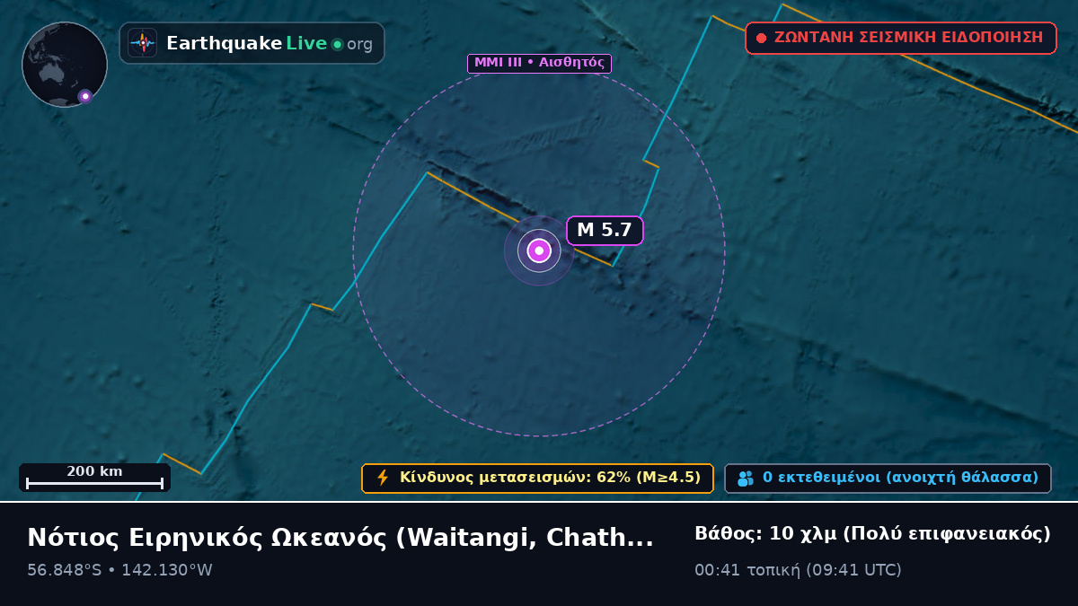 Νότιος Ειρηνικός Ωκεανός (Chatham Islands)