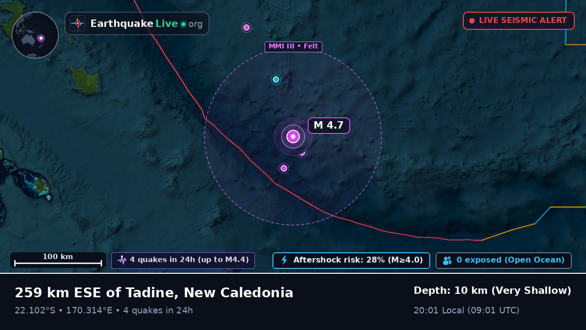 South Pacific Ocean (New Caledonia)