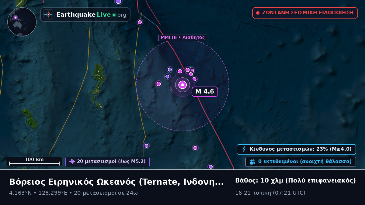 Βόρειος Ειρηνικός Ωκεανός (Ινδονησία)