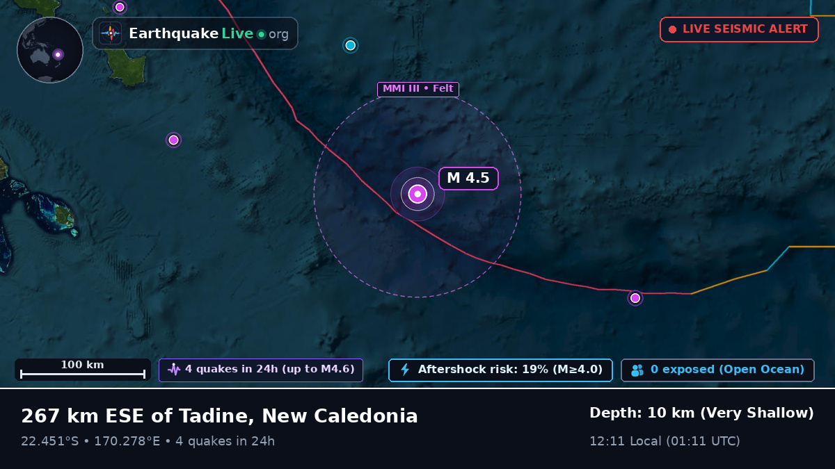 South Pacific Ocean (New Caledonia)