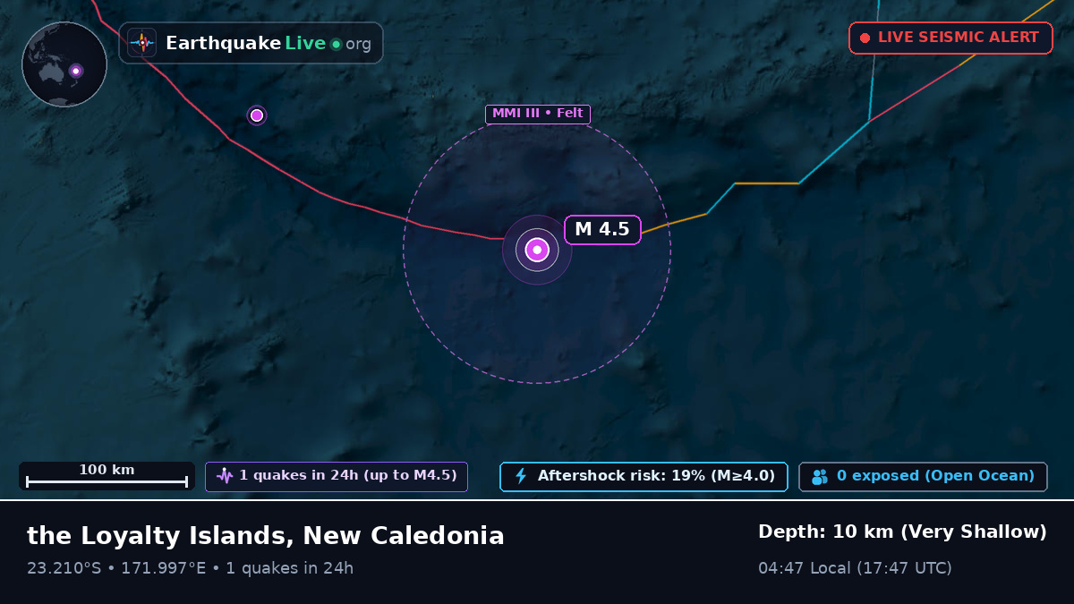 South Pacific Ocean (New Caledonia)