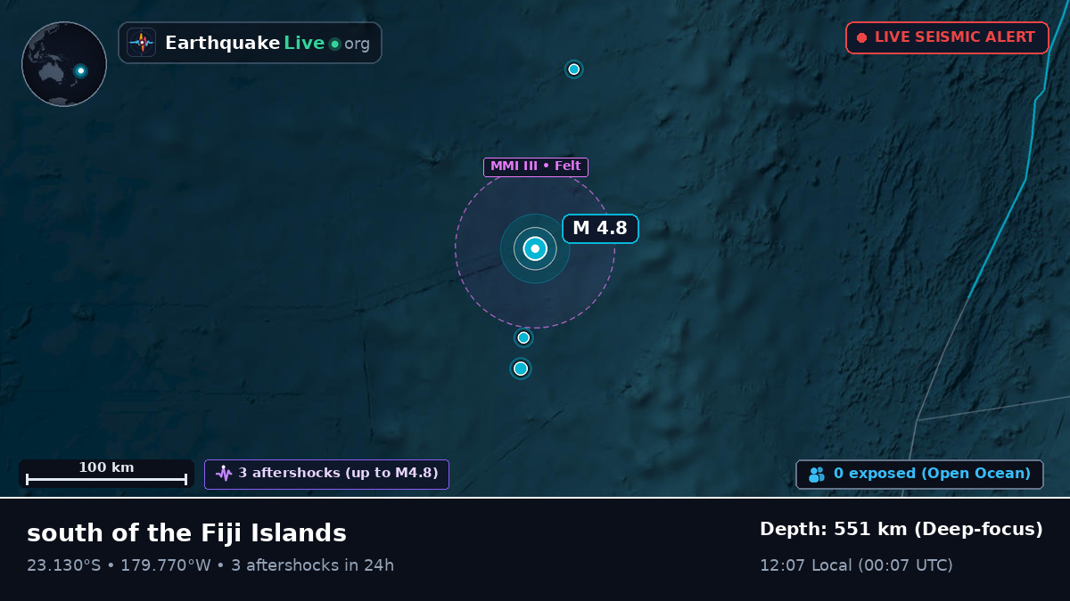South Pacific Ocean (Tonga)