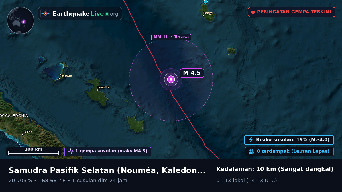 Samudra Pasifik Selatan (Kaledonia Baru)