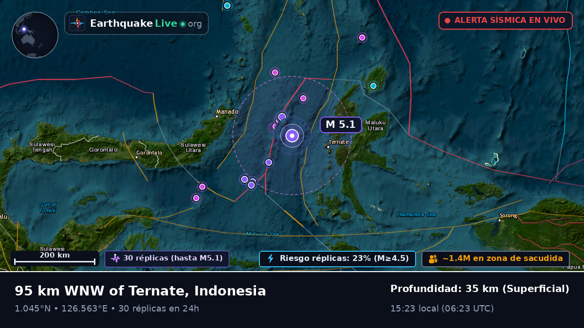Mar de Molucas (Indonesia)