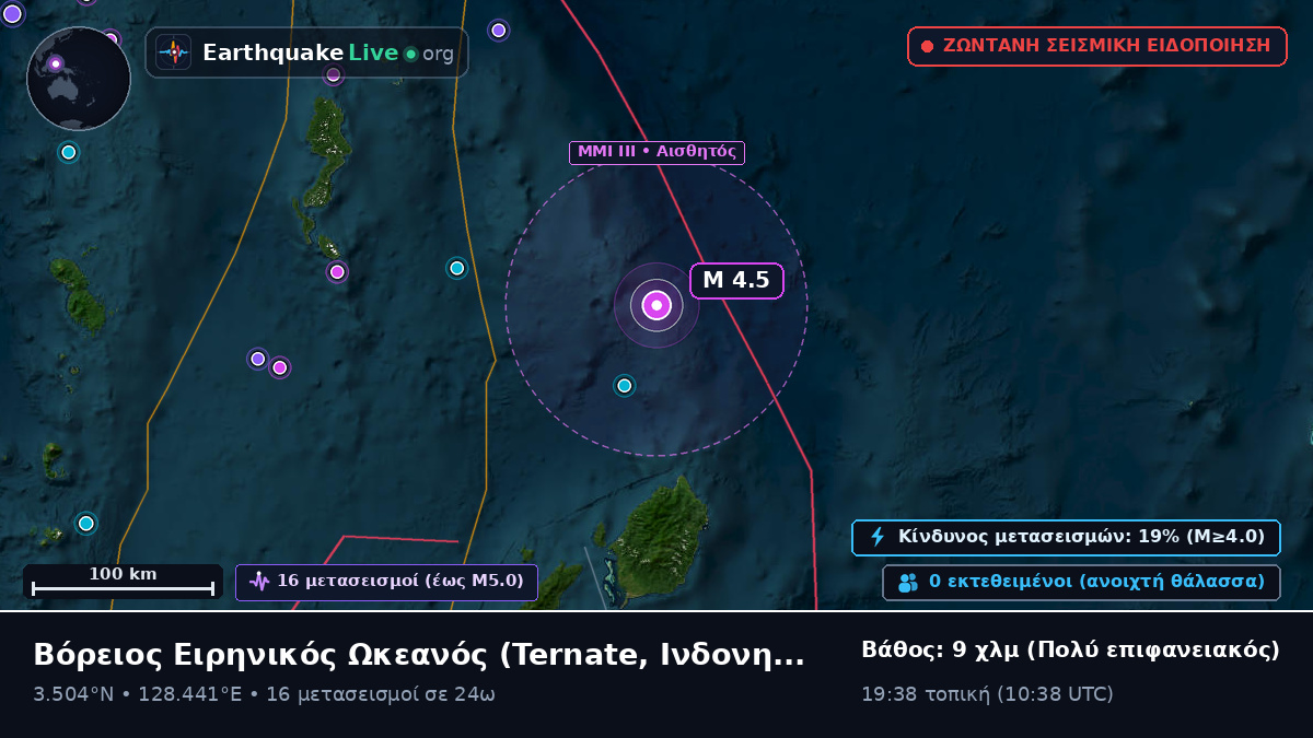 Βόρειος Ειρηνικός Ωκεανός (Ινδονησία)