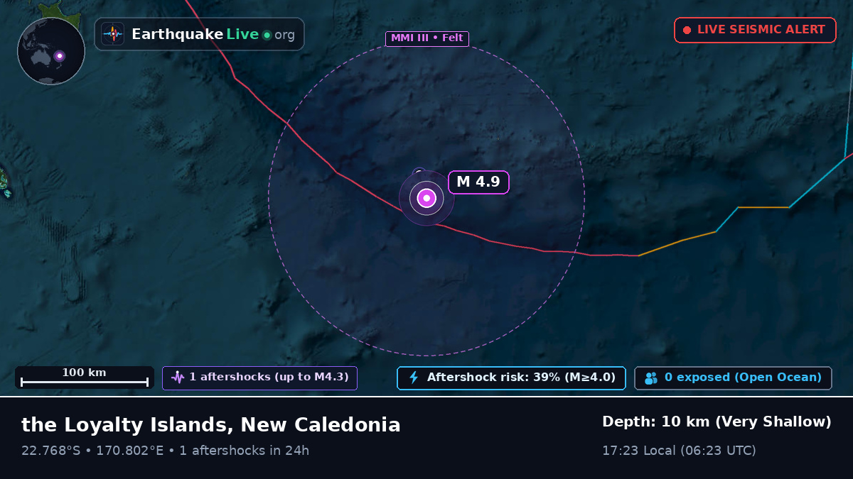 South Pacific Ocean (New Caledonia)