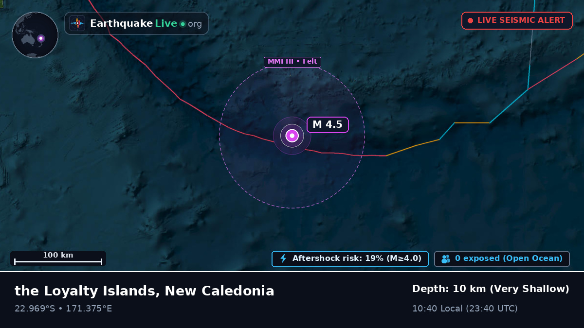 South Pacific Ocean (New Caledonia)