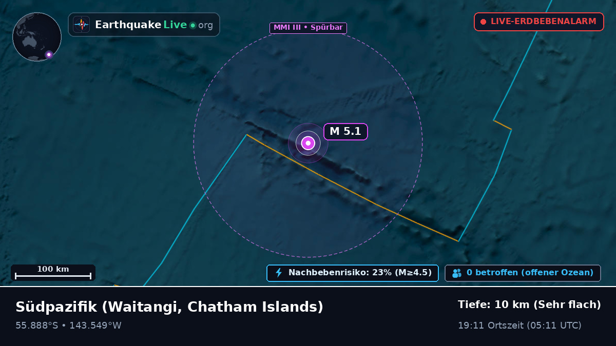 Südpazifik (Chatham Islands)