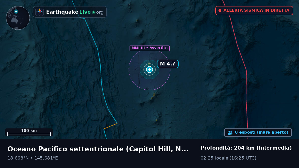 Oceano Pacifico settentrionale (Northern Mariana Islands)