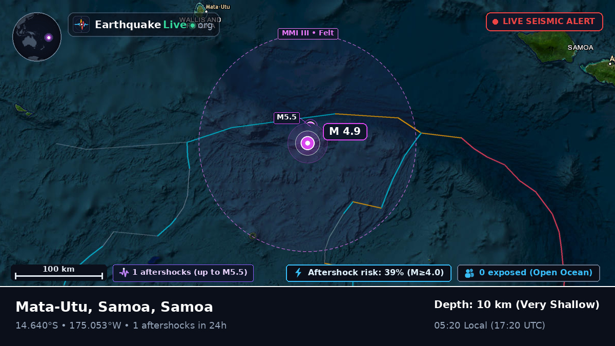 South Pacific Ocean (Samoa)