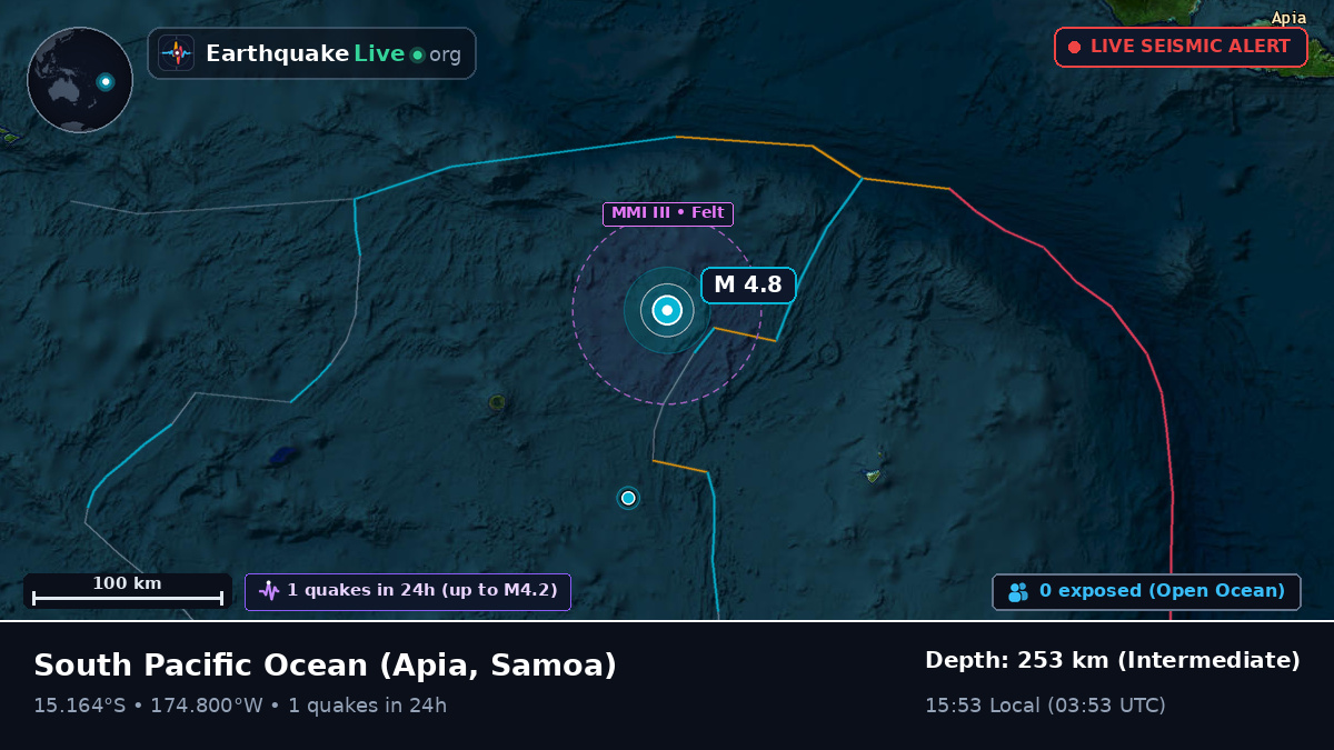 South Pacific Ocean (Samoa)