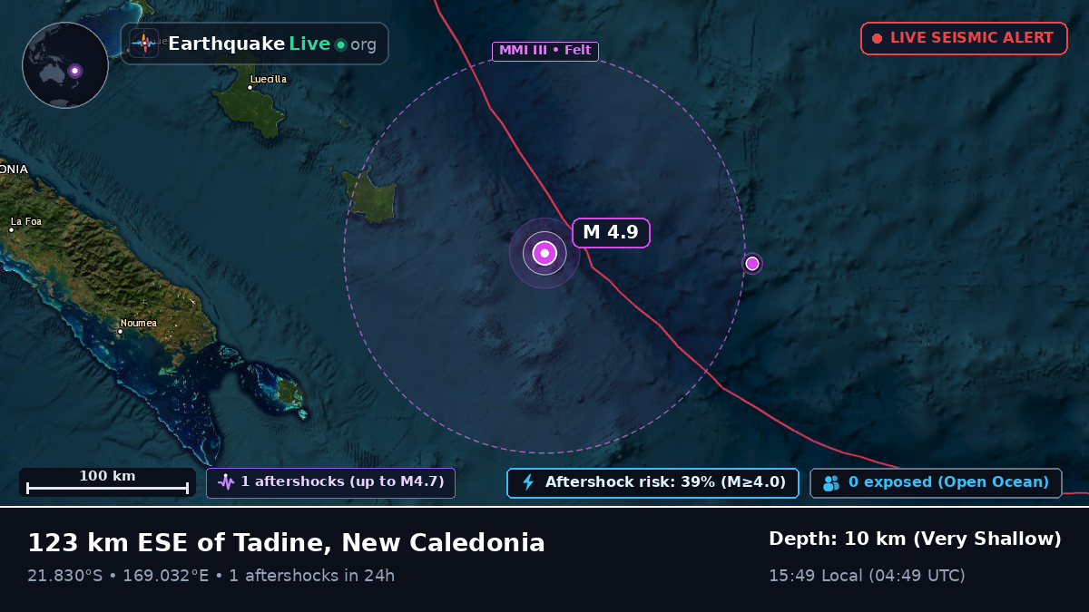 South Pacific Ocean (New Caledonia)