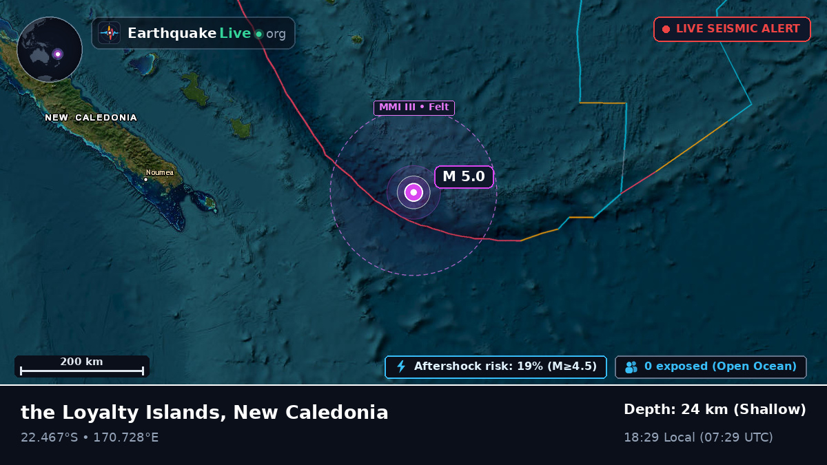 South Pacific Ocean (New Caledonia)