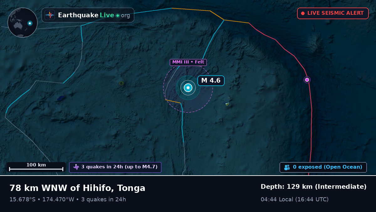 South Pacific Ocean (Tonga)