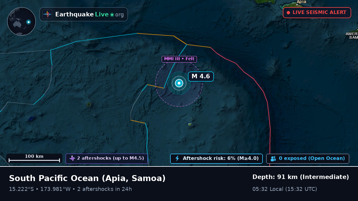 South Pacific Ocean (Samoa)
