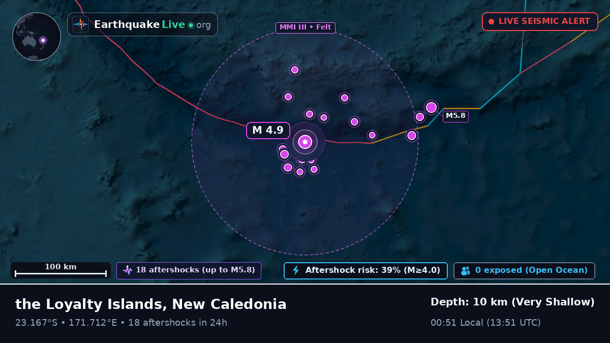 South Pacific Ocean (New Caledonia)