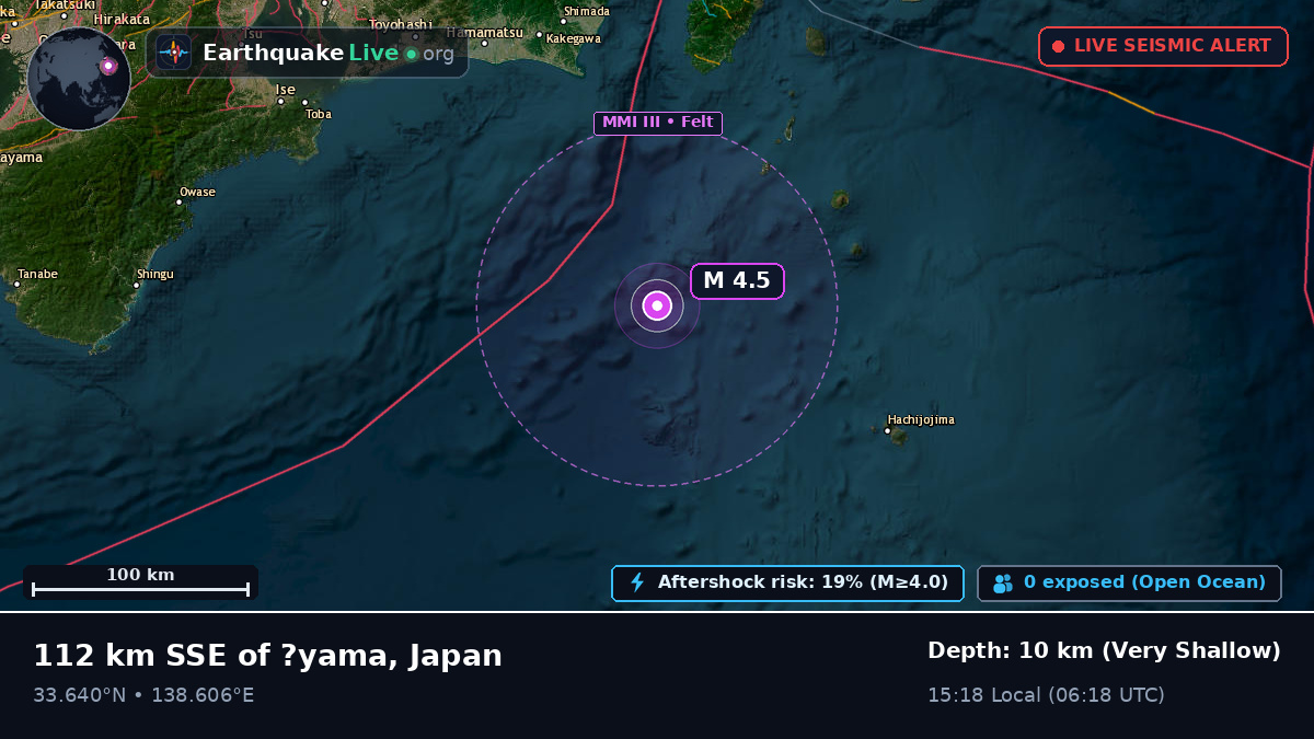 Off the coast of Hamamatsu, Japan