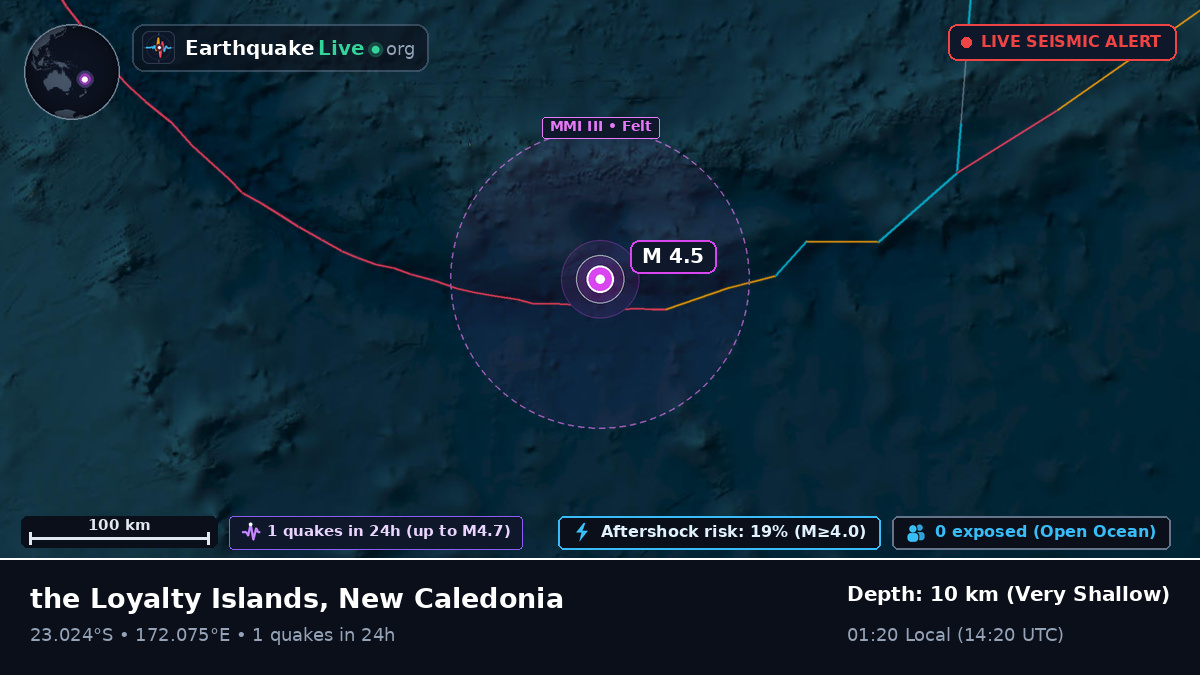 South Pacific Ocean (New Caledonia)